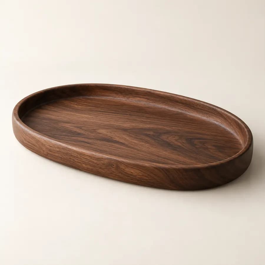 Walnut catchall